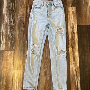 AE mom jeans